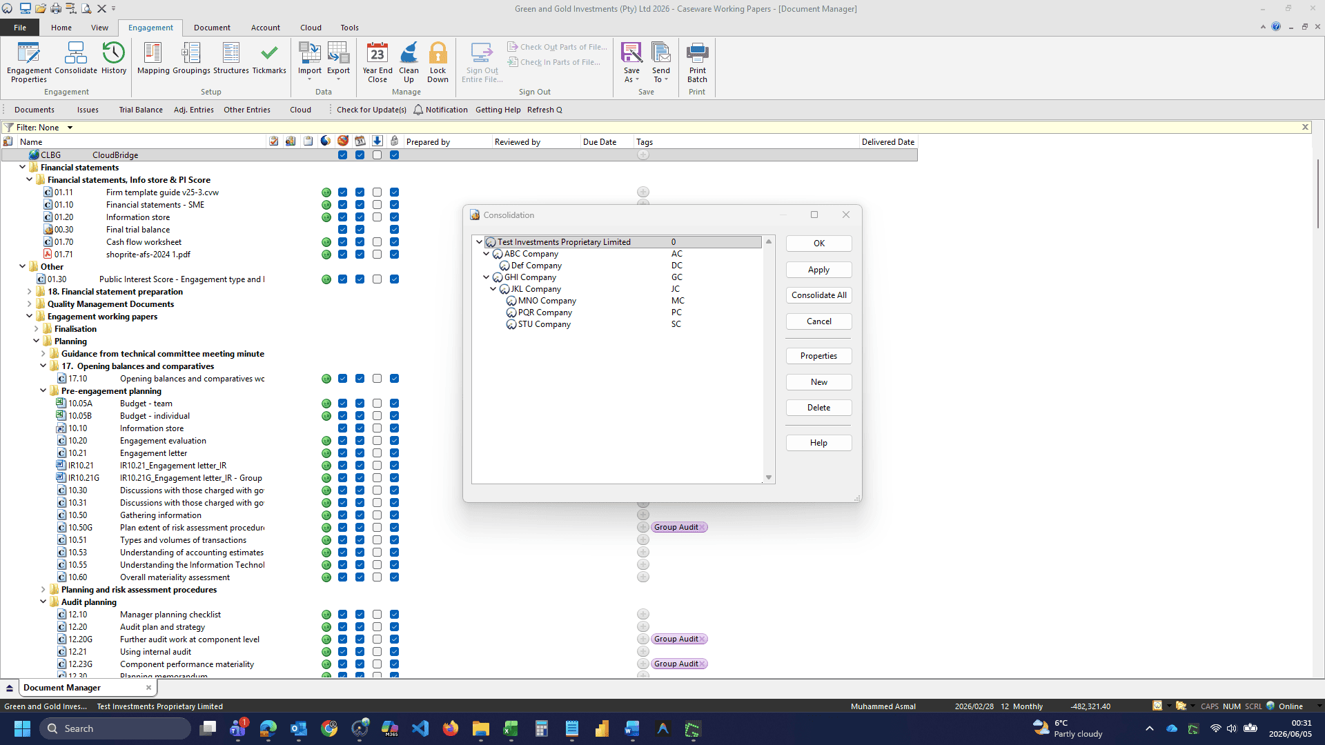 Caseware Rename Columns Caseware Consolidation - Caseware Africa